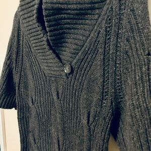 DKNY long cotton/alpaca top